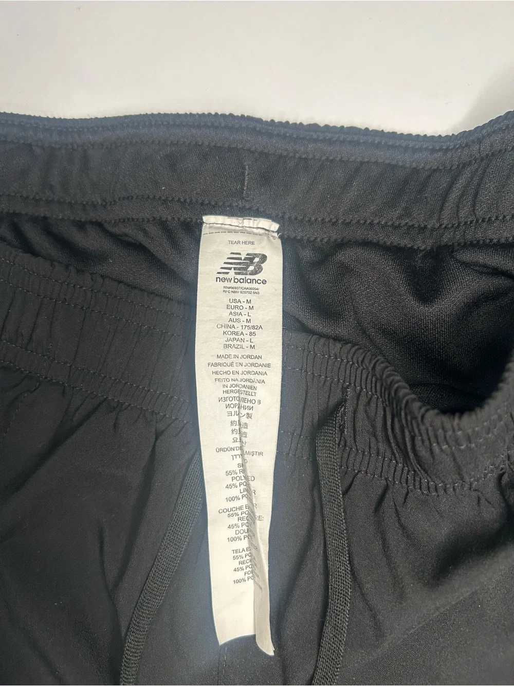 New Balance Black Men’s Performance Athletic Shorts